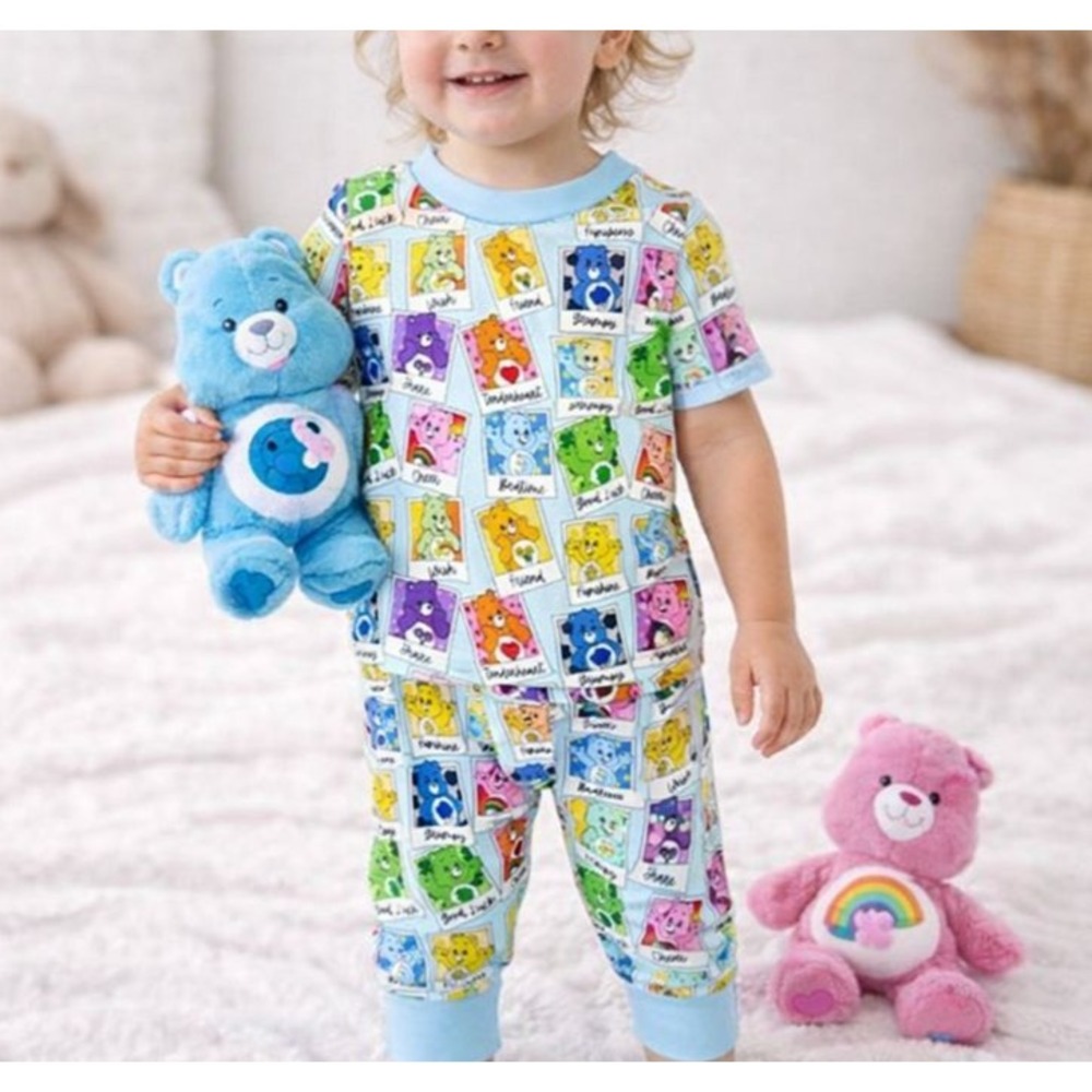 NEW Care Bears 12-18M Bamboo Pajama 2 Piece Set Sleepwear‎ by  Feral and Free